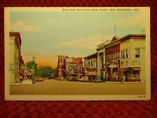 1940'S. NEW PHILADELPHIA, OHIO. WEST HIGH STREET. POSTCARD K1 picture