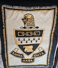 48'x 76' Kappa Alpha Theta Sorority Blanket with Fringe  - KAO picture