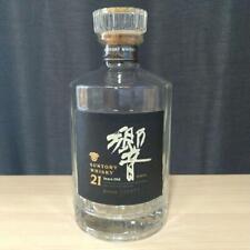 Vintage Rare Suntory whiskey Hibiki 21 Year Old Black Label Empty Bottle picture