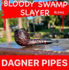 Dagner Pipes CWA Rusticated Red Devil Anse Tobacco Pipe Briar New Unsmoked Blems picture