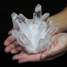 310g+ Raw Clear Quartz Phantom Cluster Titanium Geode Quartz Crystal Specimens picture