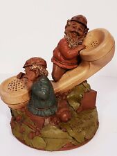 Vintage Resin Gnomes On The Phone Tom Clark 1985 #9 More Or Less picture