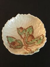 VTG BRENTLEIGH WARE BEECH OVAL DISH HAND PAINTED POTTERY STAFFORDSHIRE ENGLAND picture