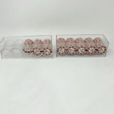 ROYAL FLUSH Set Of 150 Red $5 Poker Chips + 4 Clear Plastic Poker Trays picture