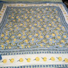 Couleur Nature Handmade French Tablecloth~Cotton~59x59