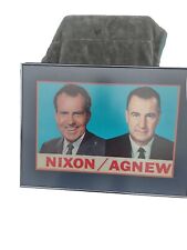 Richard Nixon and Spiro Agnew Framed , Matted Campaign Picture picture