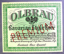 Metropolis Brewery OLBRAU BAVARIAN STYLE BEER label NJ 32oz picture