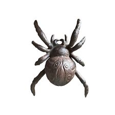 Antique Vintage Cast Iron Spider Figurine - Unique Rustic Decor - Antique Arachn picture