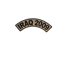 IRAQ 2009 Rocker Veteran Biker Embroidered Motorcycle Uniform 4