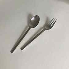 Dansk Ingot Solid Serving Set – 2 piece – Serving Spoon and Fork - Japan picture