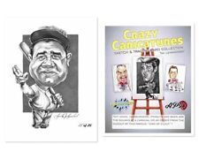 Crazy Caricatures Signed Poster Print  Babe by Tim Levandoski  8 X 10 Num picture