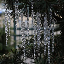 25 pcs icicles Ornament Set - ToBeIT Christmas 25pcs Icicles  picture