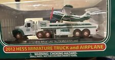 2012 HESS MINI COLLECTIBLE TOY TRUCK AND PlANE. NEW IN BOX picture