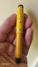 Vintage Parker Duofold Jr Lucky Curve Fountain Pen c1920s Mandarin Yellow RARE picture