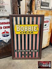 Vintage BOBBIE CIGAR Framed Cardboard Sign picture
