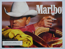 Marlboro Man Cowboy Vintage 1999 Saddle Original Print Ad 8 x 11 picture