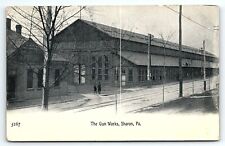 1909 SHARON PENNSYLVANIA THE GUN WORKS SAVAGE ARMS EARLY POSTCARD P4318 picture