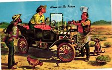 Vintage Postcard- Home on the range. 1960s picture