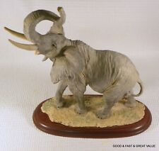 AFRICAN BULL ELEPHANT pictured REALISTIC FIGURINE ~ DECORATIVE COLLECTIBLE ~11