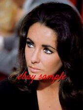ELIZABETH TAYLOR GORGEOUS COLOR PHOTO - Legendary Hollywood Movie Star Actress picture