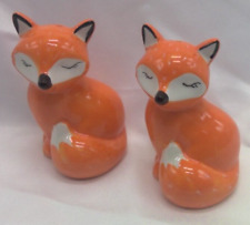  Fox Salt & Pepper Shakers Ceramic  picture