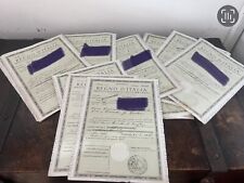 Regno D'Italia Loan Redimibile Five for Hundred 24 Copies 1937-1938-1939 picture