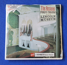 SEALED A798 Restored Ford's Theatre & Lincoln Museum DC view-master Reels Packet picture