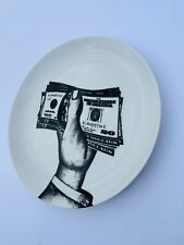 Rare DIMSON HOMMA Decorative Plate Hand Series Money White & Black 10.5” picture