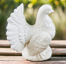 vtg lefton white bird figurine 7