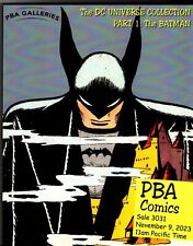 PBA COMICS AUCTION CATALOGUE: DC UNIVERSE COLLECTION PART 1 THE BATMAN HARDCOVER picture