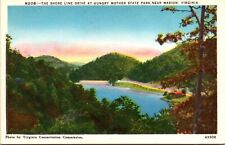 Marion VA-Virginia, Shore Line Drive, Scenic View, Vintage Postcard picture