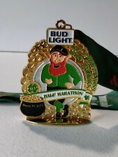 2017 Bud Light St. Paddy's Day Run Tacoma Marathon Medal picture