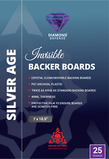 Crystal CLEAR COMIC BACKER BOARDS, Diamond Defense CURRENT AND SILVER AGE picture