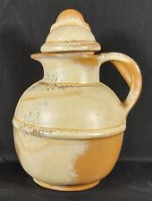 Frankoma Guernsey Juice Pitcher with Lid #93 in the Plainsman Gold Glaze picture