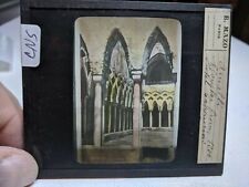 COLORED Glass Magic Lantern Slide CNS AMALFI FORMS from 1200 CAPARENA ITALY picture