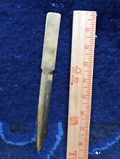 Vintage very solid classical brass letter opener 8.75