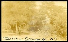 STEWIACKE Nova Scotia 1910s Glen Road View. Real Photo Postcard picture