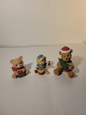 Set Of 3 Decorative Figurines Christmas Bears picture