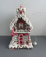 Gingerbread  House LED Light Up Clay-dough 12” picture