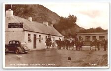 Ireland RPPC Kate Kearney's Cottage Killarney People On Horseback Postcard S26 picture