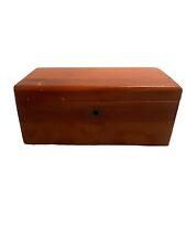 Vtg Lane Mini Wood Cedar Chest Jewelry Box Salesman Sample Treasure Trinket Box picture