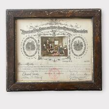 Certificate American Flag House and Betsy Ross Memorial Association 1899  #99790 picture