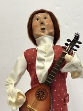 Byers Caroler Colonial Williamsburg Man With Mandolin 2004 picture