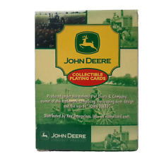 John Deere Tractors Green Collectible Playing Card Deck 52 Different Pictures picture