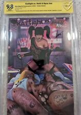 🚨KATFIGHT vs N&N Tristarr Sleepover. CGCS 9.8 Signed X5  picture