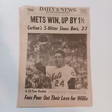 Willie Mays night daily news new york sept. 26 1973/ ex.condition picture