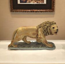 Vintage Heavy Resin African Lion Statue Figure King Of The Jungle Safari 11 x 7 picture