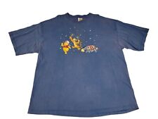 Vintage Disney's Winnie The Pooh Graphic Blue T-Shirt size 3XL Tigger Eeyore picture