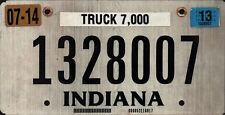 Vintage 2013 INDIANA License Plate - Crafting Birthday MANCAVE slf picture