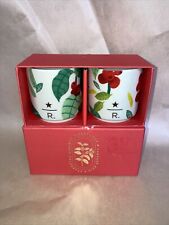 Christmas Starbucks Reserve Vintage 2018 Demi Cups in Red Gift box NWT . picture